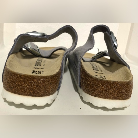 Birkenstock Women's Silver Sandals - Picture 9 of 10
